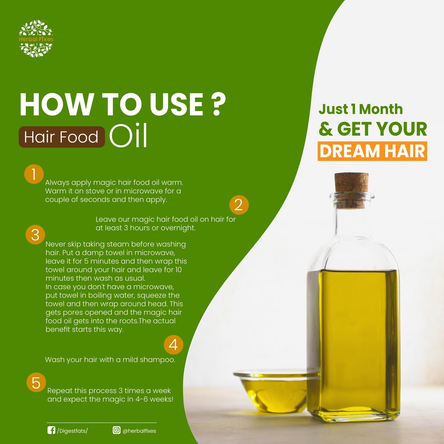 Magic Hair Food Oil
